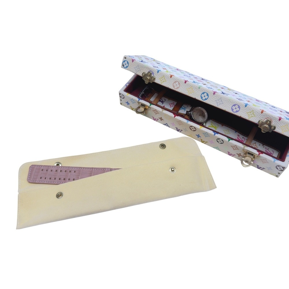 Louis Vuitton Takashi Murakami Tambour Watch Monogram Multicolore White - Picture 10 of 12
